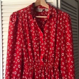 Vintage Red polka dot dress